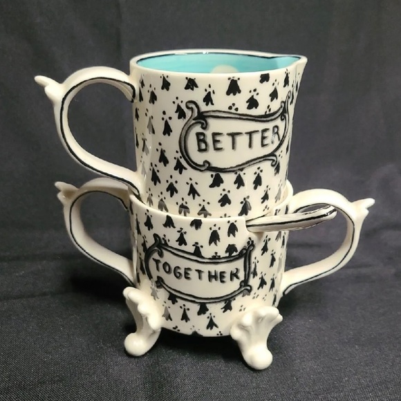 ✨HP✨ NEW VHTF MOLLY HATCH TEAPOT, CREAM/SUGAR BOWL & SPOON SET - Picture 7 of 12